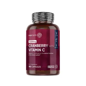 Червена боровинка 500 mg+Витамин С 100 mg капсули*180